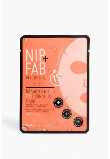 Maschera con pellicola idratante al sangue di drago Nip + Fab, Bianco