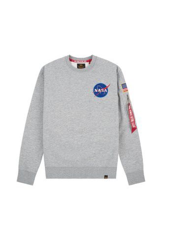 Space Shuttle Crewneck, Grey Heather - Felpe