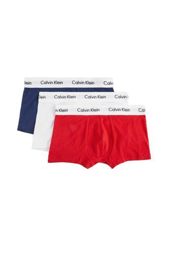 Cotton Stretch 3 Pack Low Rise Trunk, Red Ginger/Pyro Blue/White - Accessori