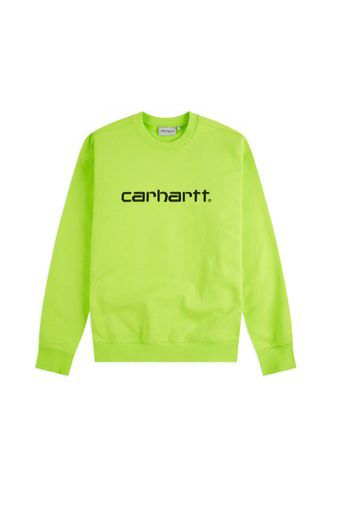 Sweatshirt, Lime/Black - Felpe