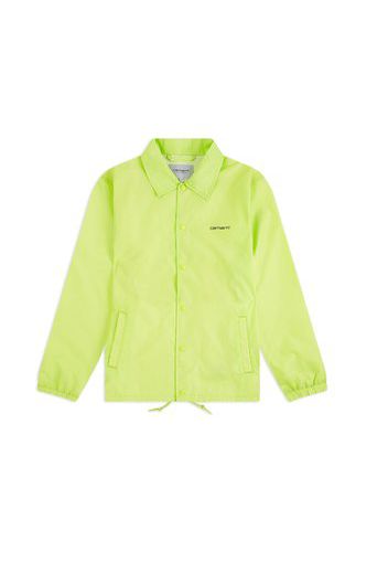 Script Coach Jacket, Lime/Black - Giacche