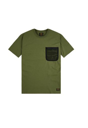 Military Mesh Pocket T-shirt, Dollar Green - T-shirt