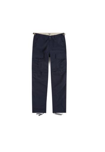 Aviation Pant Ripstop, Dark Navy Rinsed - Pantaloni