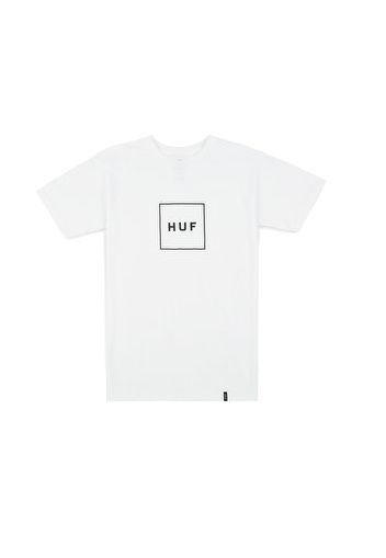 Essentials Box Logo T-shirt, White - T-shirt