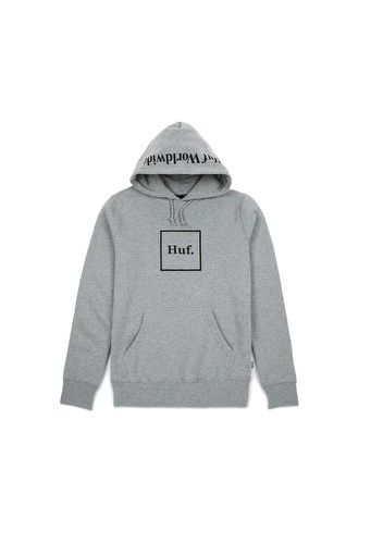 Box Logo Hoodie 2, Grey Heather - Felpe