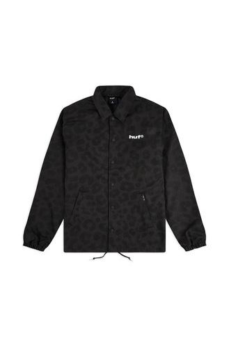 Neo Leopard Coach Jacket, Black - Giacche