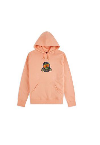 Tenderloin Rose Crest Hoodie, Coral Pink - Felpe