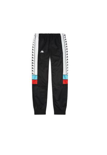 222 Banda Mems Slim Pant, Black/White/Turq/Red - Pantaloni