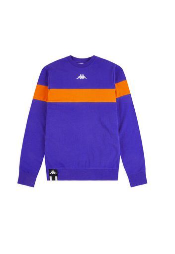 Authentic La Cemars Crewneck, Blue Royal/Orange - Felpe