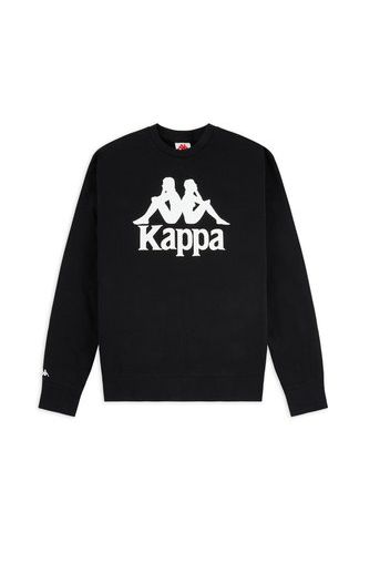 Authentic Telas Crewneck, Black/White - Felpe