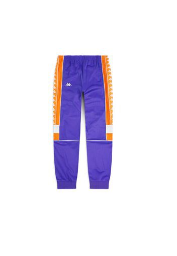 222 Banda Mems Slim Pant, Blue Royal/Orange/White - Pantaloni