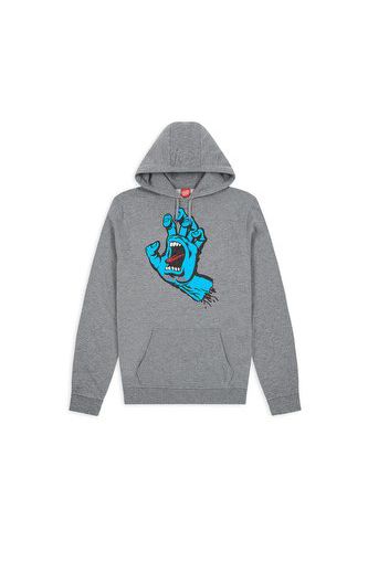 Screaming Hand Hoodie, Dark Heather - Felpe