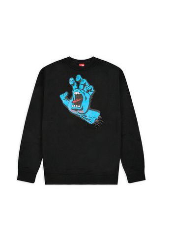 Screaming Hand Crewneck, Black - Felpe