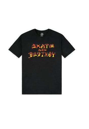 Skate And Destroy BBQ T-shirt, Black - T-shirt