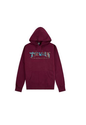 Hieroglyphic Hoodie, Maroon - Felpe