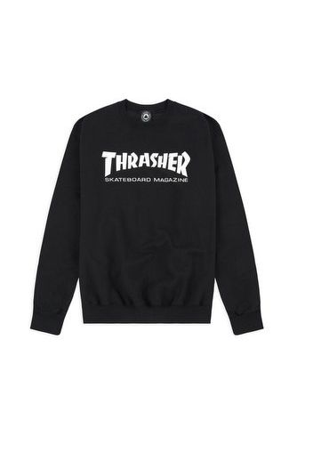 Skatemag Crewneck, Black - Felpe