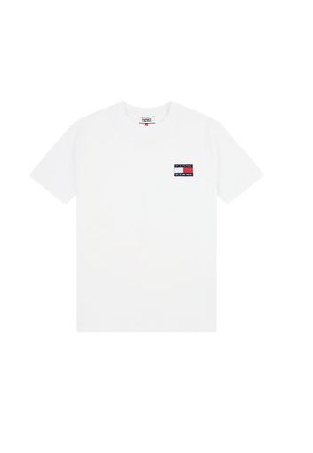 TJ Tommy Badge T-shirt, Classic White - T-shirt