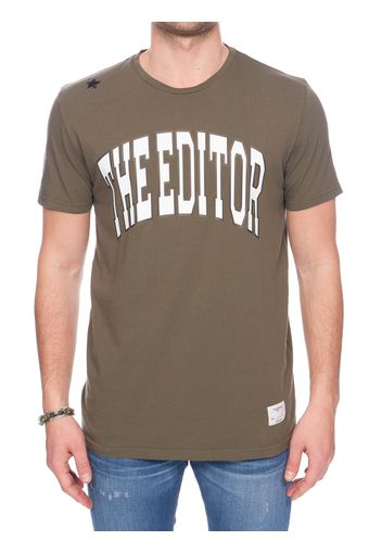 T-Shirt Vere In Cotone Con Stampa Logo Fronale