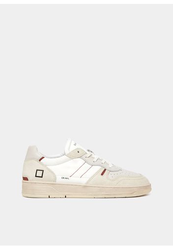 Court 2.0 Nylon White-Cuoio