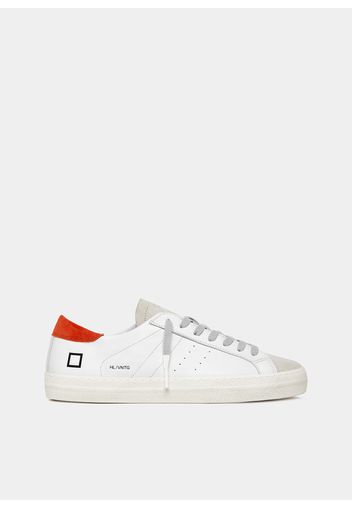 Hill Low Vintage Calf White-Coral