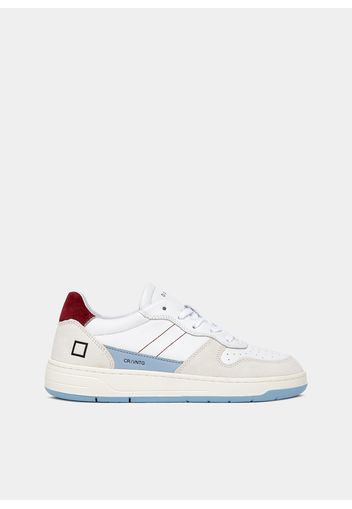 Court 2.0 Vintage Calf White-Bordeaux