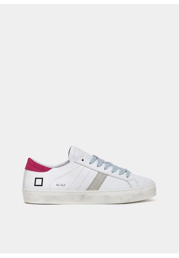 Hill Low Calf White-Fuxia