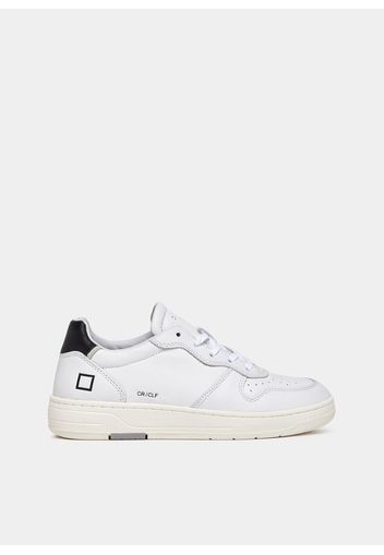 Court Calf White-Black