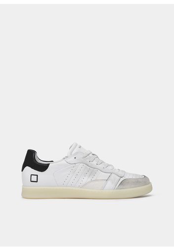 Sporty Low Leather White-Black