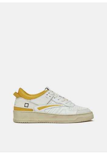 Torneo Leather White-Yellow