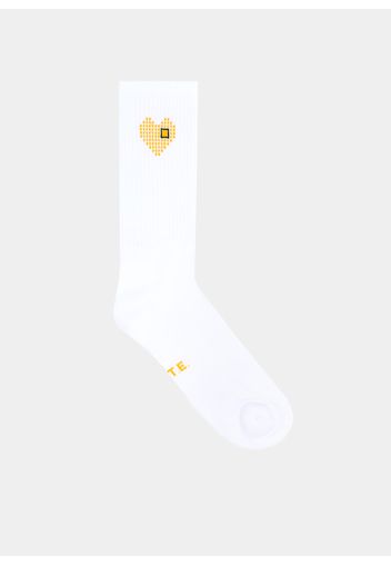 Socks Beat White-Yellow