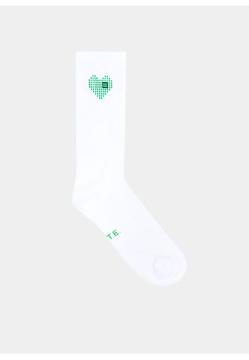 Socks Beat White-Green