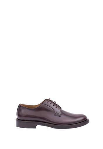 Scarpe in pelle bordeaux uomo