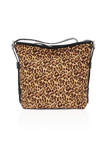 Borsa hobo a spalla in pelle Buckle Up