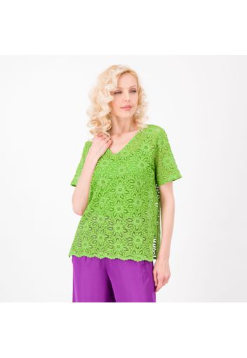 Maglia in pizzo macramé