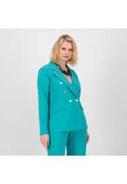 Blazer doppiopetto in tessuto jersey crêpe