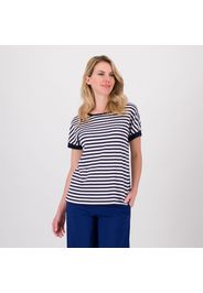 T-shirt a righe con lamé