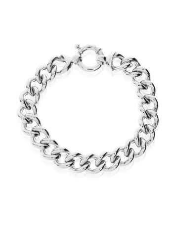 Bracciale a maglie in argento 925 placcato platino