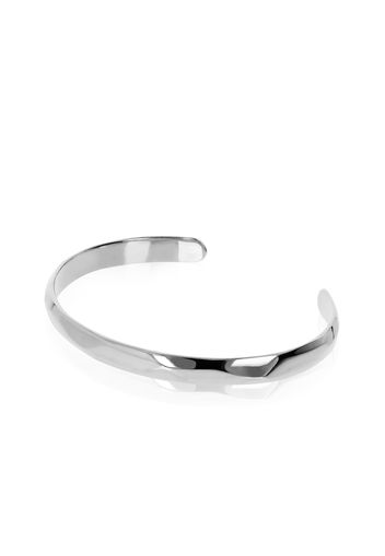 Bracciale rigido in argento placcato platino