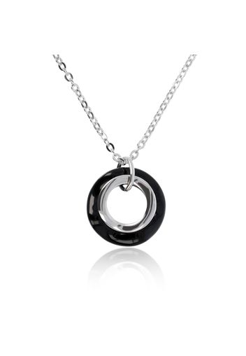 Collana in argento 925 pendente pietra naturale