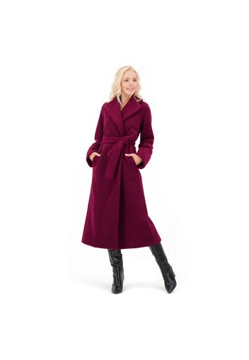 Cappotto vestaglia in panno velour