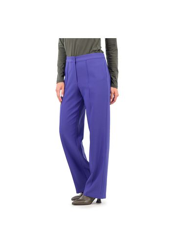 Pantaloni bi-stretch gamba dritta regular o petite