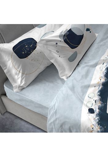 Completo letto singolo in cotone con stampa digitale