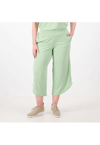 Pantaloni cropped con fondo diagonale