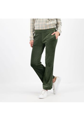 Pantaloni bootcut in ciniglia