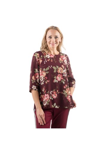 Blusa fantasia con incrocio dietro