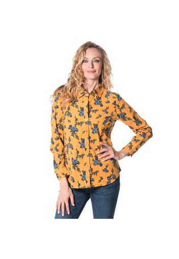 Camicia in cotone fantasia a fiori