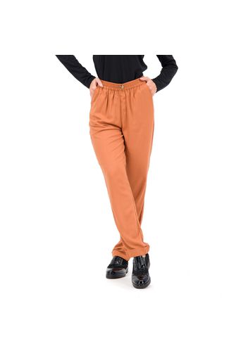 Pantaloni in tessuto stretch di viscosa