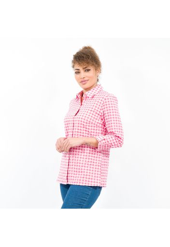 Camicia in cotone fantasia a quadretti