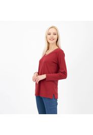 Maglia manica lunga in cotone interlock