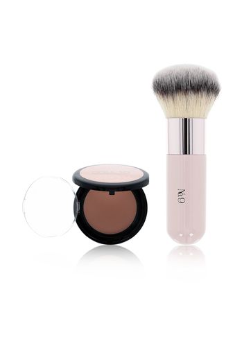 Blush bronzer dorato e pennello